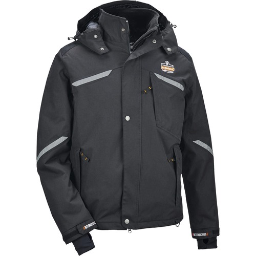 N-Ferno 6466 Thermal Jacket - Small Size - Nylon - Black