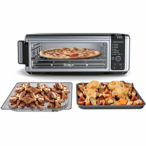 Ninja Foodi 8 in 1 Digital Air Fry Oven - Stainless Steel, Black