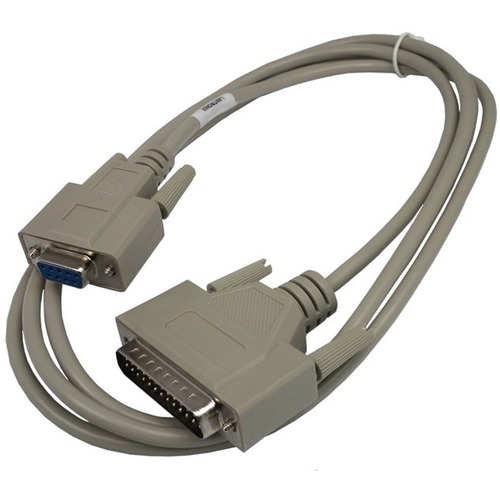 Lantronix DB25M to DB9F Serial Cable - 6 ft Serial Data Transfer Cable for Server - First End: 1 x 25-pin DB-25 Serial - Male - Second End: 1 x 9-pin DB-9 Serial - Female - Gray - 1