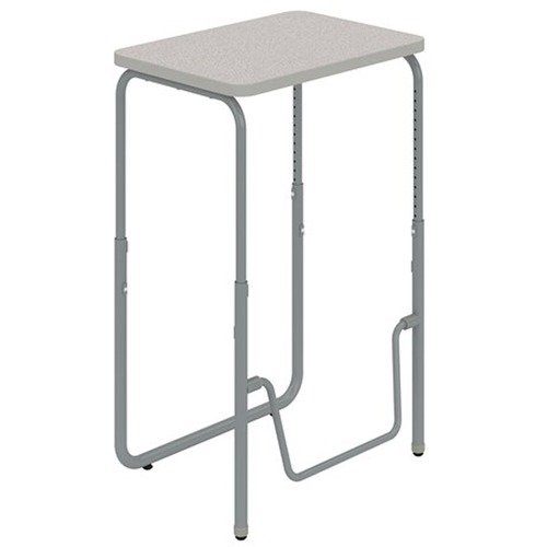 Safco AlphaBetter 2.0 Height - Adjustable Student Desk with Pendulum Bar 29"-43" - For - Table TopGray Nebula Rectangle Top - 200 lb Capacity - Adjustable Height - 29" to 43" Adjustment x 27.75" Table Top Width x 19.75" Table Top Depth x 1.20" Table Top T