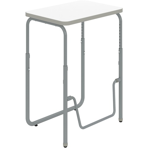 Safco AlphaBetter 2.0 Height - Adjustable Student Desk with Pendulum Bar 29"-43" - Rectangle Top - 200 lb Capacity - Adjustable Height - 29" to 43" Adjustment - 27.75" Table Top Width x 19.75" Table Top Depth x 1.20" Table Top Thickness - 43" Height - Ass