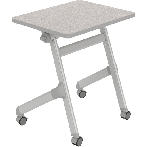 Safco Learn Nesting Rectangle Desk - For - Table TopGray Rectangle, Laminated Top - Four Leg Base - 4 Legs - 200 lb Capacity x 28" Table Top Width x 22.25" Table Top Depth - 29.50" Height - Assembly Required - High Pressure Laminate (HPL) Top Material - 1