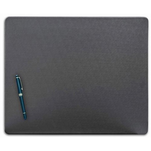 Dacasso Leatherette Conference Table Pad - Rectangular - 17" Width - Leatherette, Velveteen - Gray