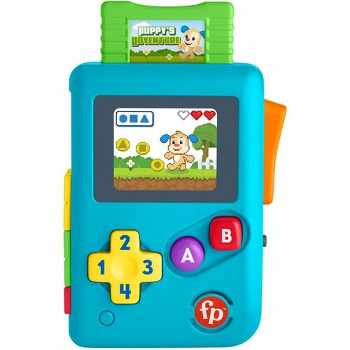 Laugh & Learn Lil' Gamer Musical Toy - Skill Learning: Music, Phrase, Direction, Color, Number, Shape, Eye-hand Coordination, Songs, Sound, Dexterity, Counting, ... - 6 Month - 3 Year - Multi