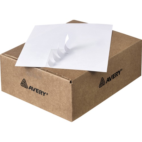 Avery® Address Label - 3 2/5" Height x 9" Width x 11 1/5" Length - Permanent Adhesive - Rectangle - Matte White - Paper - 33 / Sheet - 500 Total Sheets - 16500 Total Label(s) - 1 / Carton