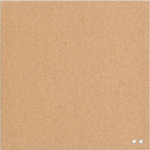 U Brands Cork Board, 14" X 14" - 0.59" Board Height x 14" Board Width x 14" Board Depth - Natural Cork Surface - Self-healing, Durable, Mounting System, Tackable, Sturdy, Frameless, Damage Resistant - 1