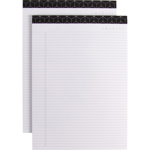 U Brands Fashion Letter Pad Refill, 2 Pack - 60 Sheets - Narrow Ruled Front Ruling - 0.71" Height x 8.5" Width x 12" Length - Printed, Acid-free - 2 / Pack