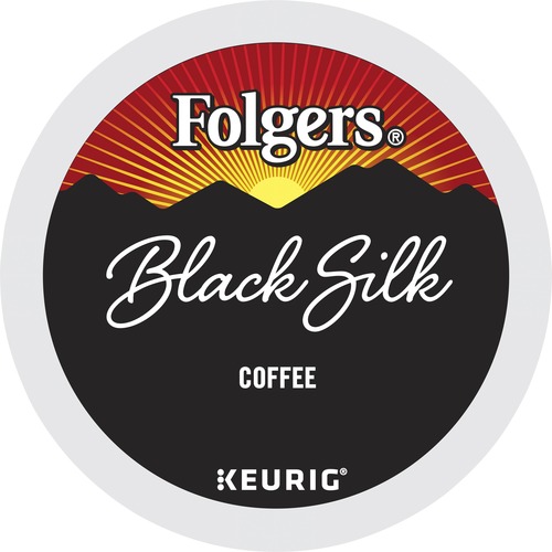 Folgers® K-Cup Black Silk Coffee - Compatible with Keurig Brewer - Dark - 24 / Box