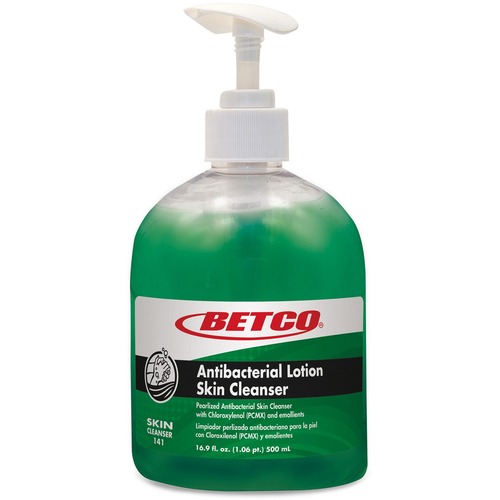Betco Antibacterial Lotion Skin Cleanser - Lotion - 16.91 fl oz - Tropical Hibiscus - Pump Bottle - Applicable on Hand - Skin - Anti-bacterial, Moisturising, Residue-free, Dirt Resistant - 1 Each