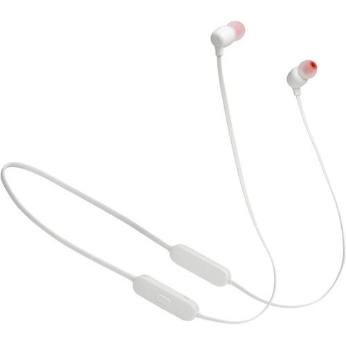 JBL TUNE 125BT Earset - Stereo - Wireless - Bluetooth - 16 Ohm - 20 Hz - 20 kHz - Earbud - Binaural - In-ear - White