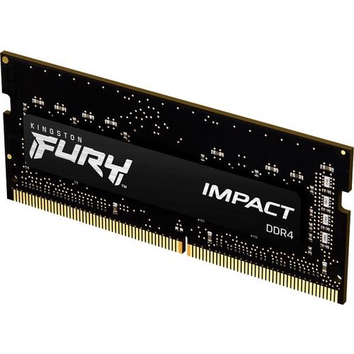 Kingston FURY Impact 8GB DDR4 SDRAM Memory Module - For Notebook - 8 GB (1 x 8GB) - DDR4-2666/PC4-21333 DDR4 SDRAM - 2666 MHz - CL15 - 1.20 V - 260-pin - SoDIMM - Lifetime Warranty