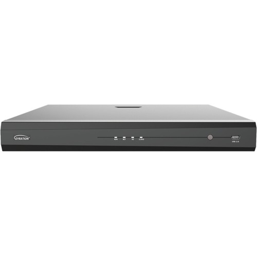 Gyration 16-Channel Network Video Recorder With PoE - Network Video Recorder - HDMI - 4K Recording