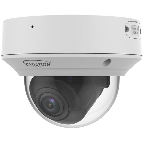 Gyration CYBERVIEW 811D 8 Megapixel Indoor/Outdoor HD Network Camera - Color - Dome - 164.04 ft Infrared Night Vision - H.264, H.265, Ultra 265, MJPEG - 3840 x 2160 - 2.80 mm- 12 mm Varifocal Lens - 4.3x Optical - CMOS - IK10 - IP67 - Weather Resistant, V