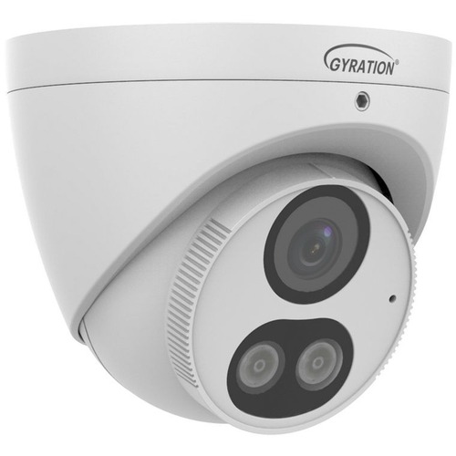 Gyration CYBERVIEW 510T 5 Megapixel Indoor/Outdoor HD Network Camera - Color - Turret - 98.43 ft Infrared Night Vision - H.264, H.265, Ultra 265, MJPEG - 2880 x 1620 - 2.80 mm Fixed Lens - CMOS - IP67 - Weather Resistant, Water Proof