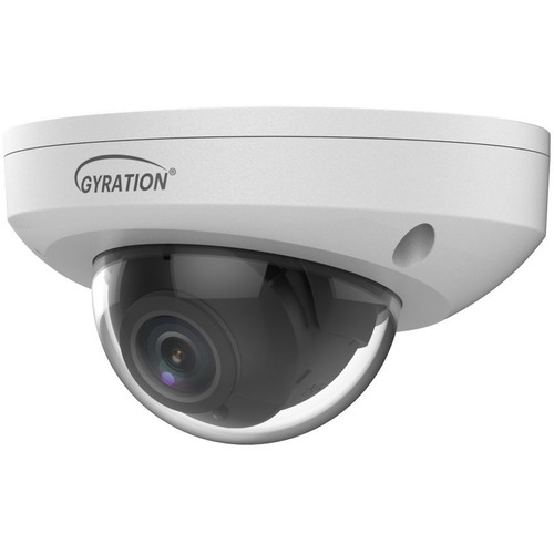 Gyration CYBERVIEW 412D 4 Megapixel Indoor/Outdoor HD Network Camera - Color - Wedge Dome - 98.43 ft Infrared Night Vision - H.264, H.265, Ultra 265, MJPEG - 2688 x 1520 - 2.80 mm Fixed Lens - CMOS - IK10 - IP67 - Weather Resistant, Vandal Resistant, Wate