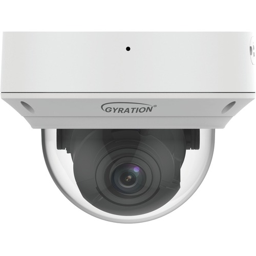 Gyration CYBERVIEW 411D-TAA 4 Megapixel Indoor/Outdoor HD Network Camera - Color - Dome - TAA Compliant - 131.23 ft Infrared Night Vision - H.264, H.265, Ultra 265, MJPEG - 2688 x 1520 - 2.70 mm- 13.50 mm Varifocal Lens - 5x Optical - CMOS - IK10 - IP67 -