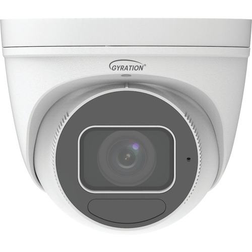 Gyration CYBERVIEW 411T-TAA 4 Megapixel Indoor/Outdoor HD Network Camera - Color - Turret - TAA Compliant - 131.23 ft Infrared Night Vision - H.264, H.265, Ultra 265, MJPEG - 2688 x 1520 - 2.70 mm- 13.50 mm Varifocal Lens - 5x Optical - CMOS - IP67 - Weat