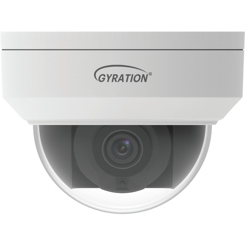 Gyration CYBERVIEW 410D-TAA 4 Megapixel Indoor/Outdoor HD Network Camera - Color - Dome - TAA Compliant - 131.23 ft Infrared Night Vision - H.264, H.265, Ultra 265, MJPEG - 2688 x 1520 - 2.80 mm Fixed Lens - CMOS - IP67 - Weather Resistant, Water Proof