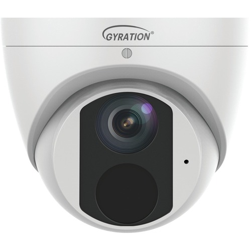 Gyration CYBERVIEW 410T-TAA 4 Megapixel Indoor/Outdoor HD Network Camera - Color - Turret - TAA Compliant - 131.23 ft Infrared Night Vision - H.264, H.265, Ultra 265, MJPEG - 2688 x 1520 - 2.80 mm Fixed Lens - CMOS - IP67 - Weather Resistant, Water Proof