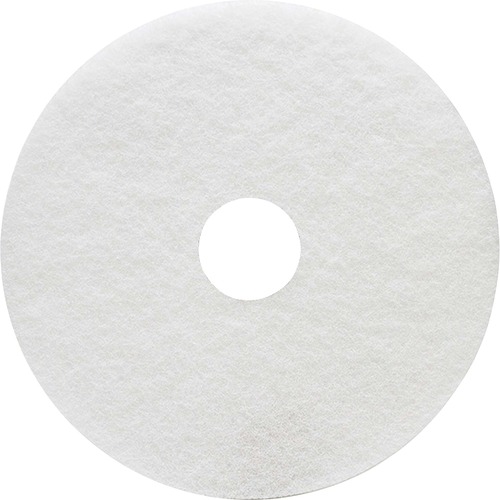 Genuine Joe Floor Cleaner Pad - 5/Carton - Round x 16" Diameter - Scrubbing, Cleaning - 350 rpm to 800 rpm Speed Supported - Resilient, Flexible - Blue