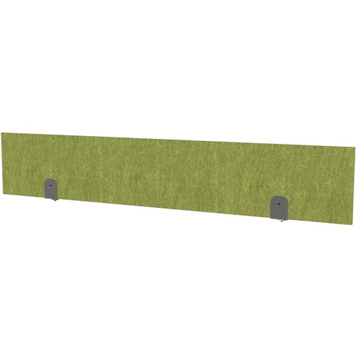 Safco EVEN Workstation Acoustic Panel - 1.3" Width x 48" Height x 10.8" Depth - Polyester Fiber - Ash - 1 Each