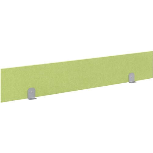 Safco EVEN Workstation Acoustic Panel - 1.3" Width x 60" Height x 10.8" Depth - Polyester Fiber - Lime - 1 Each