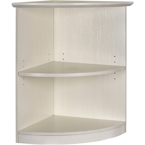 Safco Medina Textured Sea Salt Laminate Unit - 1" Shelf, 20" x 20"29.5" Bookshelf - 2 Shelve(s) - Beveled Edge - Material: Medium Density Fiberboard (MDF) - Finish: Textured Sea Salt - Durable - For Office