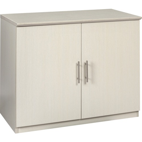 Safco Medina Textured Sea Salt Laminate Unit - 1" Work Surface, 36" x 20"29.5" Return, 0" Table Top, 17.8"1" x 26.3" Door - 2 Door(s) - 1 Adjustable Shelf(ves) - Beveled Edge - Material: Medium Density Fiberboard (MDF) - Finish: Textured Sea Salt - Durabl