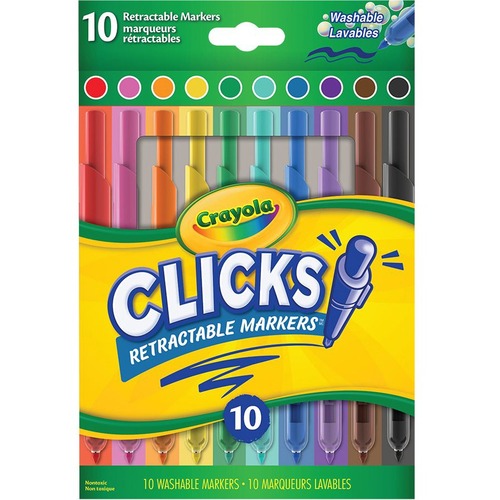 Crayola Clickster Marker - 10 / Pack