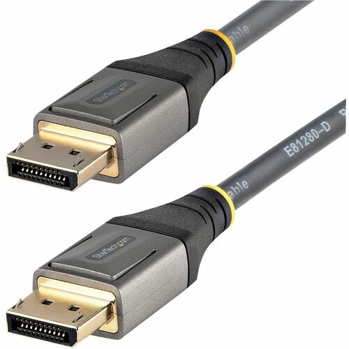 StarTech.com 3ft (1m) VESA Certified DisplayPort 1.4 Cable, 8K 60Hz HDR10, UHD 4K 120Hz Video, DP to DP Monitor Cord, DP 1.4 Cable, M/M - 3.3ft/1m VESA Certified DisplayPort 1.4 cable; 8K 60Hz/4K 120Hz video/32.4Gbps/HDR10/32Ch Audio - Monitor cord with 3 = STCDP14VMM1M