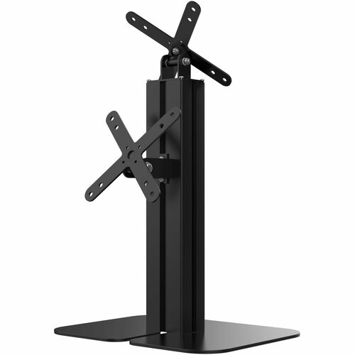 CTA Digital Dual VESA Compatible Table Mount for POS (Black) - Table, Countertop - Metal, Steel - Black