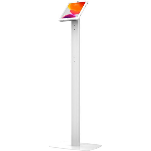CTA Digital Thin Profile Tablet PC Stand - Up to 11" Screen Support - 45" (1143 mm) Height x 16" (406.40 mm) Width x 12" (304.80 mm) Depth - Floor Stand - Powder Coated - Steel - White