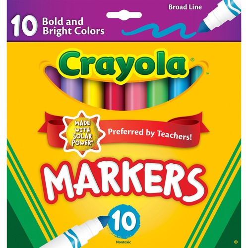 Picture of Crayola Bright/Bold Broad Line Markers