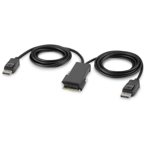 Belkin DisplayPort Dual-Head Console Cable - 2.95 ft KVM Cable for KVM Console, Monitor, Computer, KVM Switch - First End: 2 x DisplayPort Digital Audio/Video - Second End: Modular - Gold Plated Connector - TAA Compliant