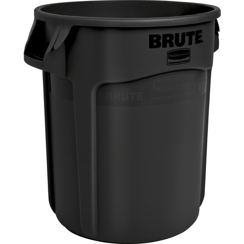 Rubbermaid Commercial Vented Brute 20-gallon Container - 20 gal Capacity - Round - Stackable, Fade Resistant, Warp Resistant, Crack Resistant, Crush Resistant, Reinforced Base, Durable, Ergonomic Handle, Contoured Base Handle, Vented, Tear Resistant, ... 