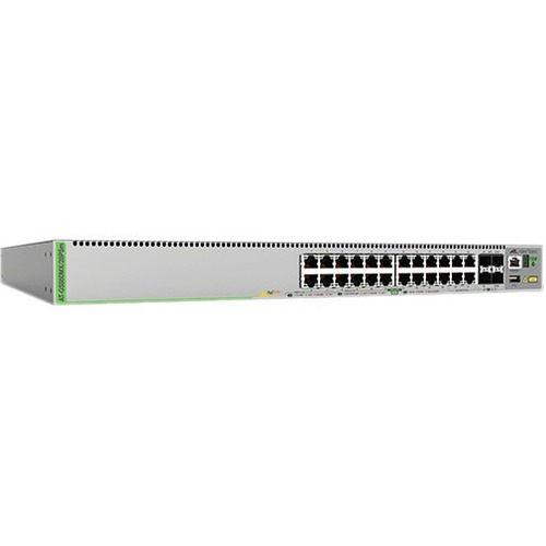 Allied Telesis CentreCom GS980MX/28PSM Layer 3 Switch - 24 Ports - Manageable - 5 Gigabit Ethernet, 10 Gigabit Ethernet, Gigabit Ethernet - 5GBase-T, 10GBase-X, 10/100/1000Base-T - 3 Layer Supported - Modular - 70 W Power Consumption - 370 W PoE Budget - 