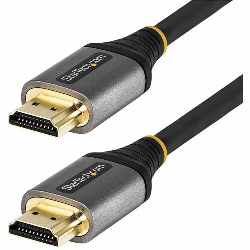 StarTech.com 6ft (2m) Premium Certified HDMI 2.0 Cable, High Speed Ultra HD 4K 60Hz HDMI Cable with Ethernet, HDR10, UHD HDMI Monitor Cord - 6.6 feet (2m) Premium Certified High Speed HDMI cable with Ethernet - Ultra HD HDMI 2.0 cable supports 18Gbps; 4K 