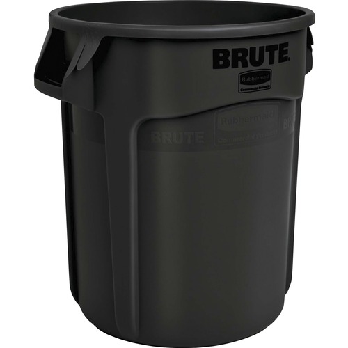 Rubbermaid Commercial Brute 55-gallon Container - 55 gal Capacity - Round - UV Resistant, Fade Resistant, Crack Resistant, Warp Resistant, Crush Resistant, Reinforced Base, Durable, Tear Resistant, Damage Resistant, Vented, Contoured Base Handle, ... - 33
