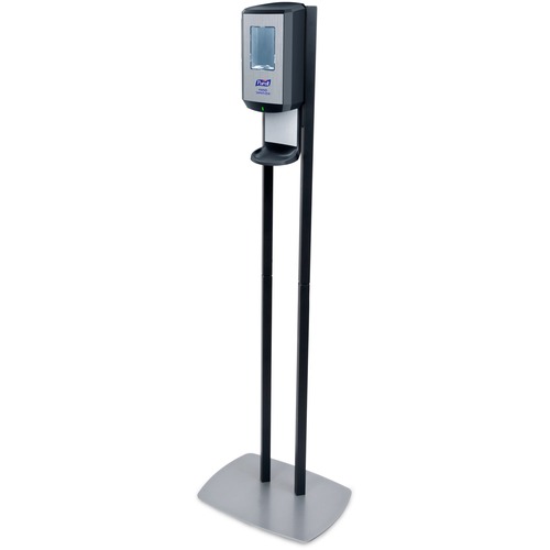 PURELL® CS8 Dispenser Floor Stand - Floor Stand, Freestanding - Graphite, Silver