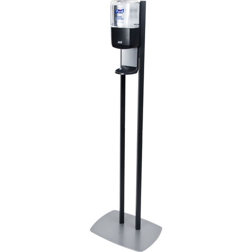 PURELL® ES8 Dispenser Floor Stand - Floor Stand, Freestanding - Graphite, Silver