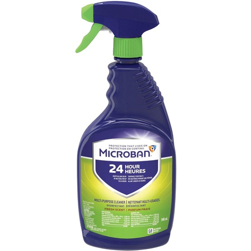 Microban Professional Multi-Purpose Cleaner, Fresh Scent - Spray - 32 fl oz (1 quart) - Fresh Scent