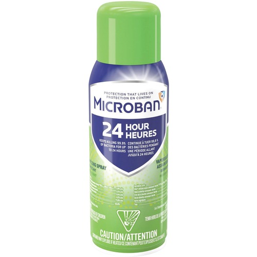 Microban Professional Sanitizing Spray, Fresh Scent - Spray, Aerosol - 12.5 fl oz (0.4 quart) - Fresh Scent