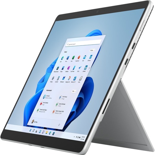 Microsoft Surface Pro 8 Tablet - 13" - Core i7 - 16 GB RAM - 256 GB SSD - Windows 10 - Platinum - TAA Compliant - 2880 x 1920 - PixelSense Display - 5 Megapixel Front Camera - 16 Hours Maximum Battery Run Time