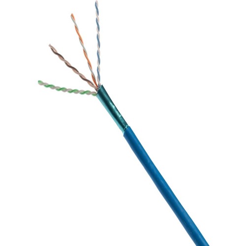 PanNet Pan-Net Copper Cable - 1000.66 ft Category 6a Network Cable for Network Device - First End: Bare Wire - Second End: Bare Wire - 10 Gbit/s - Plenum, CMP - 23 AWG - Yellow - 1000