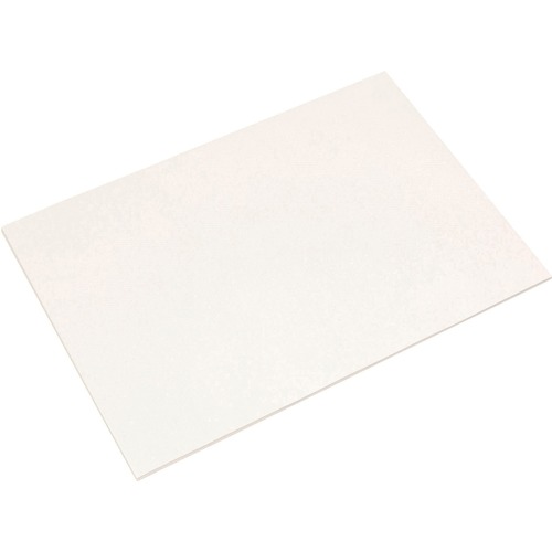 Pacon Gloss Coat Fingerpaint Paper - 100 Sheets - 16" (406.40 mm) x 22" (558.80 mm) - White Paper - Non-absorbent Surface, Recyclable, Glossy, Non-smearing, Non-bleeding, Smooth Surface - 10 / Each