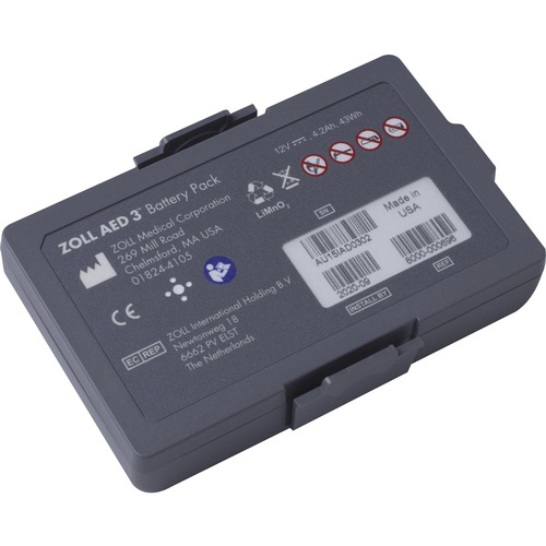 ZOLL Medical AED 3 Defibrillator Battery Pack - For Defibrillator - 4200 mAh - 43 Wh - 12 V DC - 1 Each