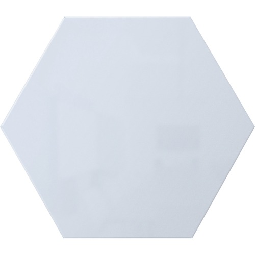 Ghent Powder-Coated Hex Steel Whiteboards - 21" (1.7 ft) Width x 18" (1.5 ft) Height - Blue Steel Surface - Hexagonal - Magnetic - 1 Each