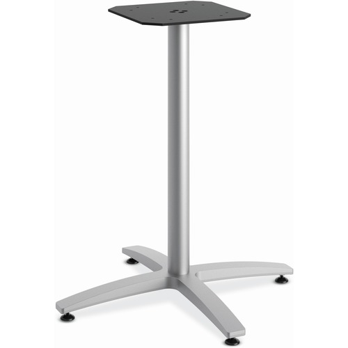 HON Between HBTTX30S Table Base - Textured Silver