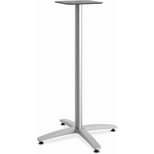 HON Between HBTTX42S Table Base - Textured Silver