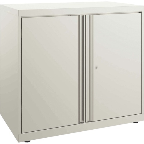 HON Flagship HFMSC182830RWB Storage Cabinet - 30" Depth x 28" Height - Lockable, Leveling Glide, Removable Lock, Key Lock, Modular - Loft - Loft